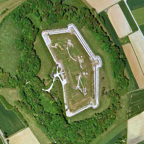 Das sehr gut erhaltene Fort Prinz Karl bei Katharinenberg