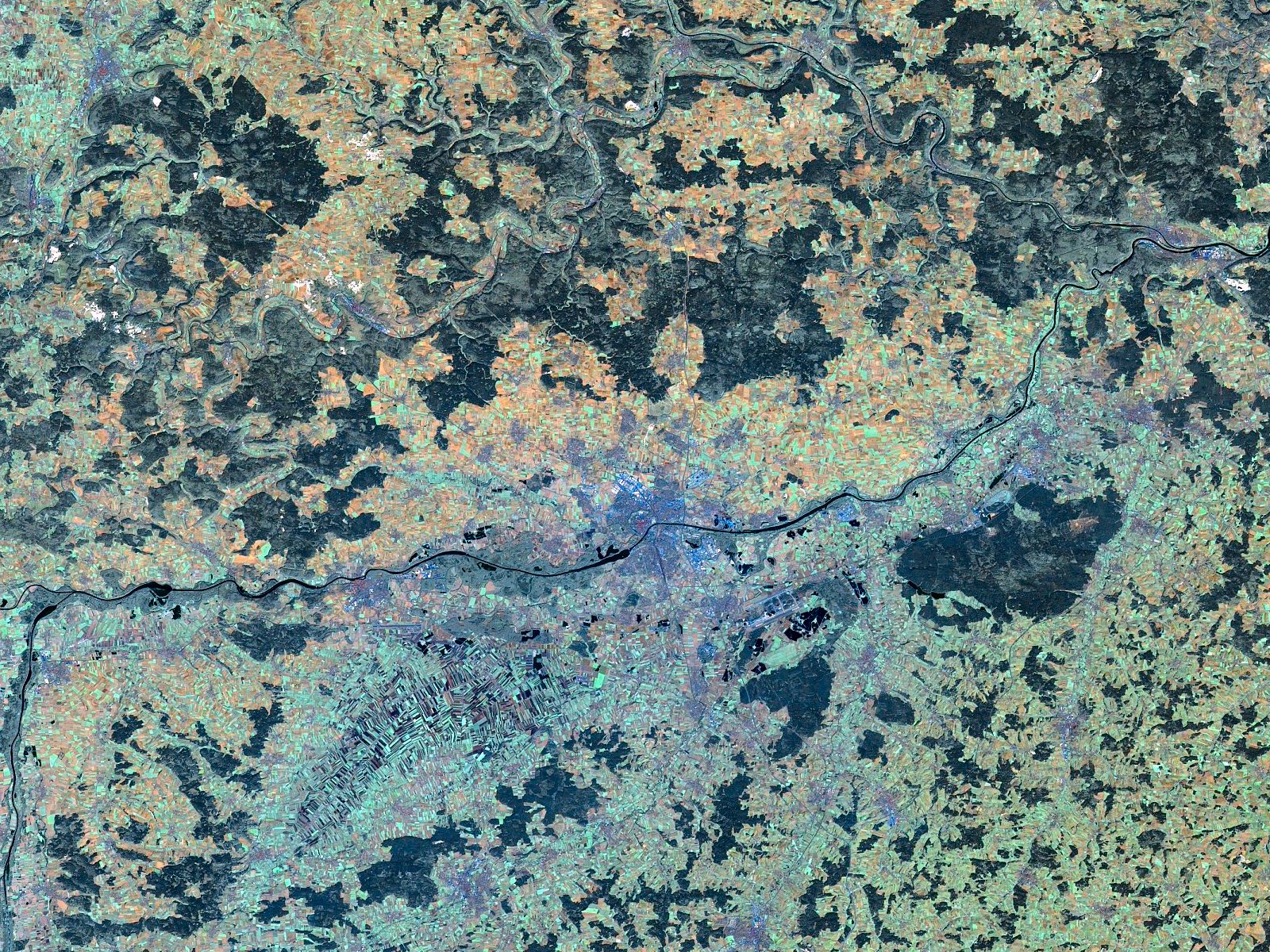 Region im Satellitenbild